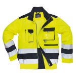 LILLE HI-VIS JACKET SIZE SML YELLOW/NAVY
