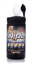 TYGRIS ONE WIPE INDUSTRIAL HAND WIPE (110 WIPES PER TUB)