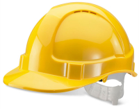 Economy Vented Safety Helmet