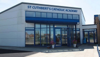ST CUTHBERTS CATHOLIC ACADEMY LOGOED